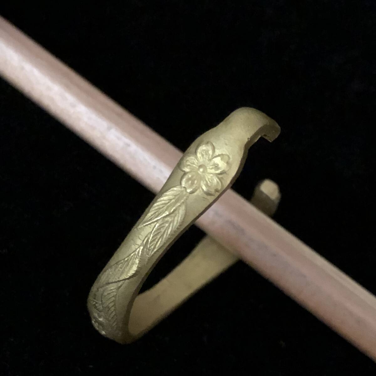 旧日本軍軍刀 猿手 真鍮製 精密複製品①の画像1
