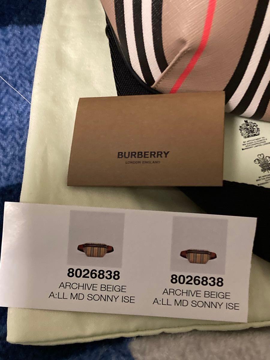 値下げ不可,即ブロック)バーバリー/BURBERRY ボディバッグ/ショルダーバッグ ヴィンテージチェック 未使用タグ付き