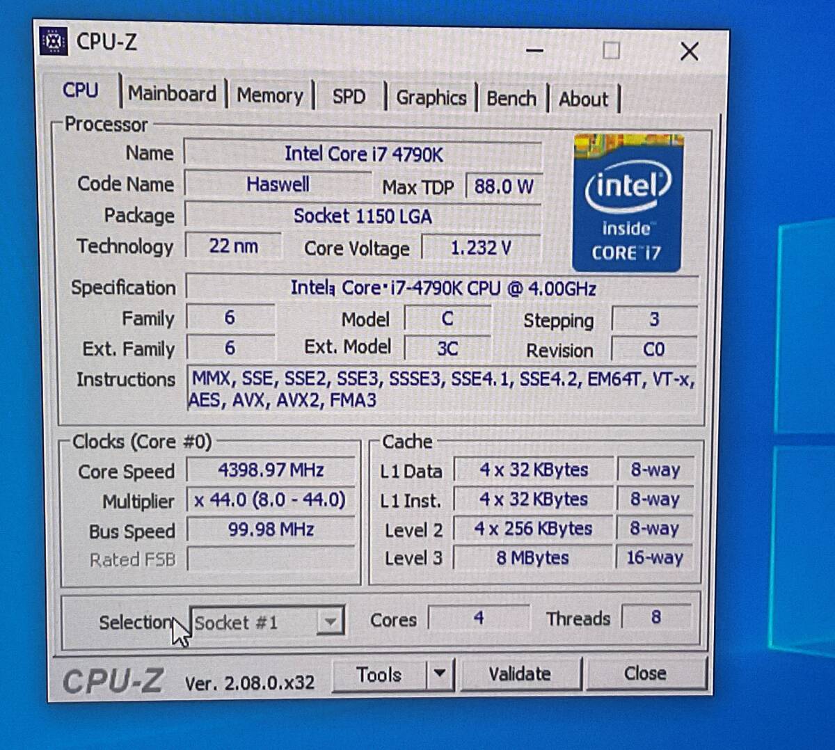 Intel CORE i7 4790k LGA1150 インテル BOX プロセッサー 4.0GHz _画像2