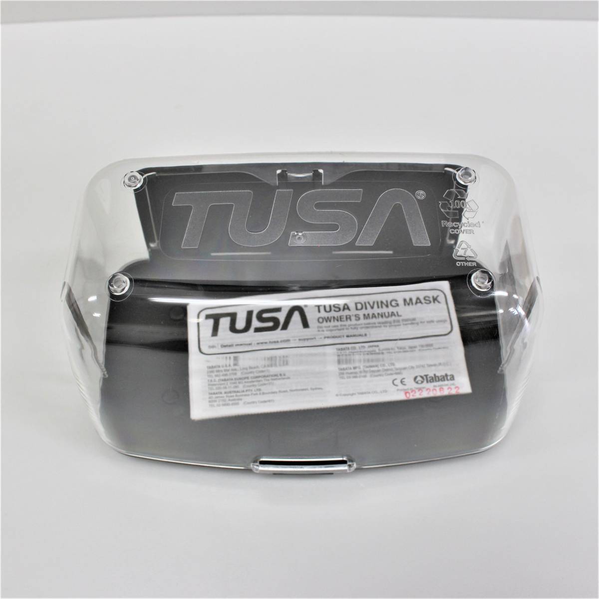 TUSA M20 プラチナマスククリアシリコンW（ホワイト）度付きレンズセット新品未使用_画像4
