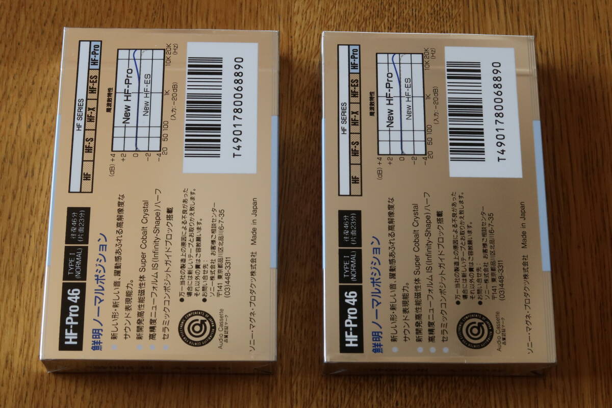 SONY HF-Pro46 ノーマルポジションカセットテープ ２本の画像2
