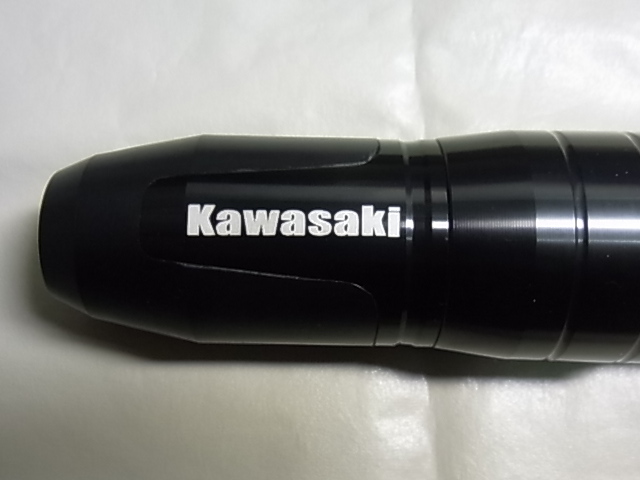 マフラーガード スライダー　kawasaki 中古品_画像1