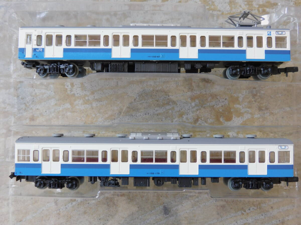 ◆ 鉄道コレクション JR103系仙石線更新車(旧塗装) 4両セット_画像3