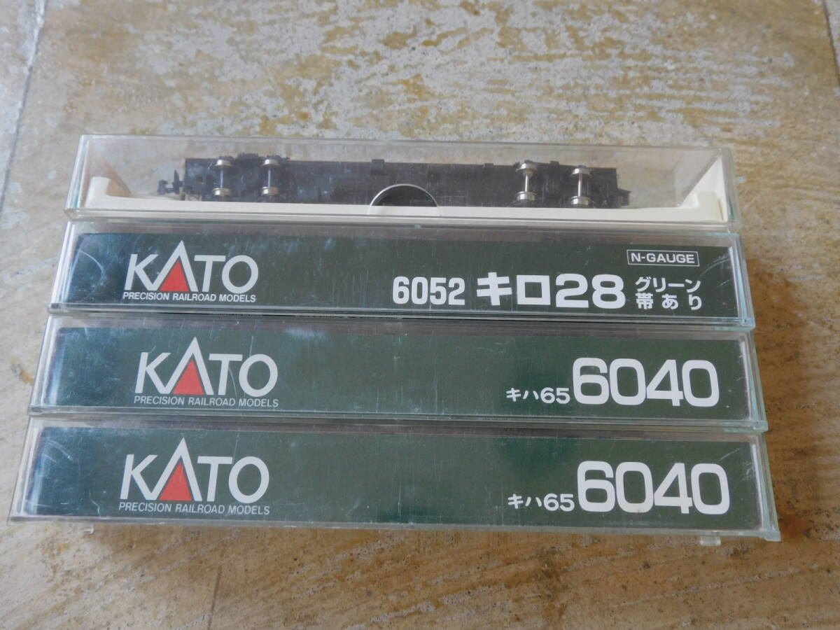 ◆ Nゲージ まとめて KATO 6040 キハ65 + 6052 キロ28 + 414 モハ180 4両の画像7