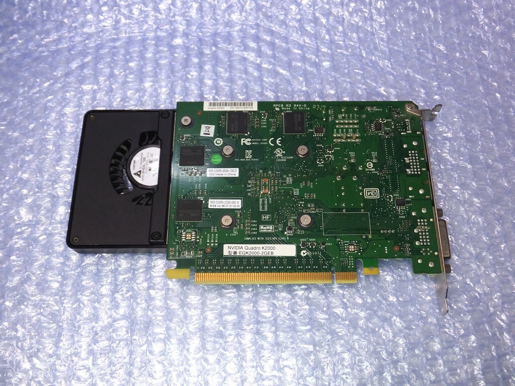 NVIDIA Quadro K2000 2GB GDDR5 PCI-E DVI DisplayPort x2の画像3