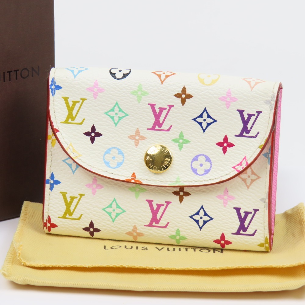 41042★1円スタート★LOUIS VUITTON ルイヴィトン 極美品 アンヴェロップ カルト ドゥ ヴィジット モノグラムマルチカラー カードケースの画像1