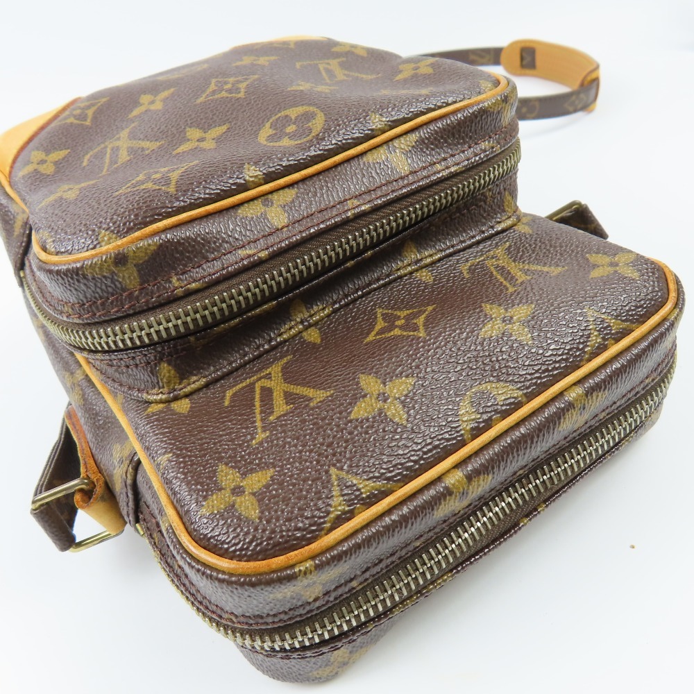 41085★1円スタート★LOUIS VUITTON ルイヴィトン 中極美品 アマゾン 斜め掛けOK ヴィンテージ ベタ無 モノグラム ショルダーバッグ_画像7