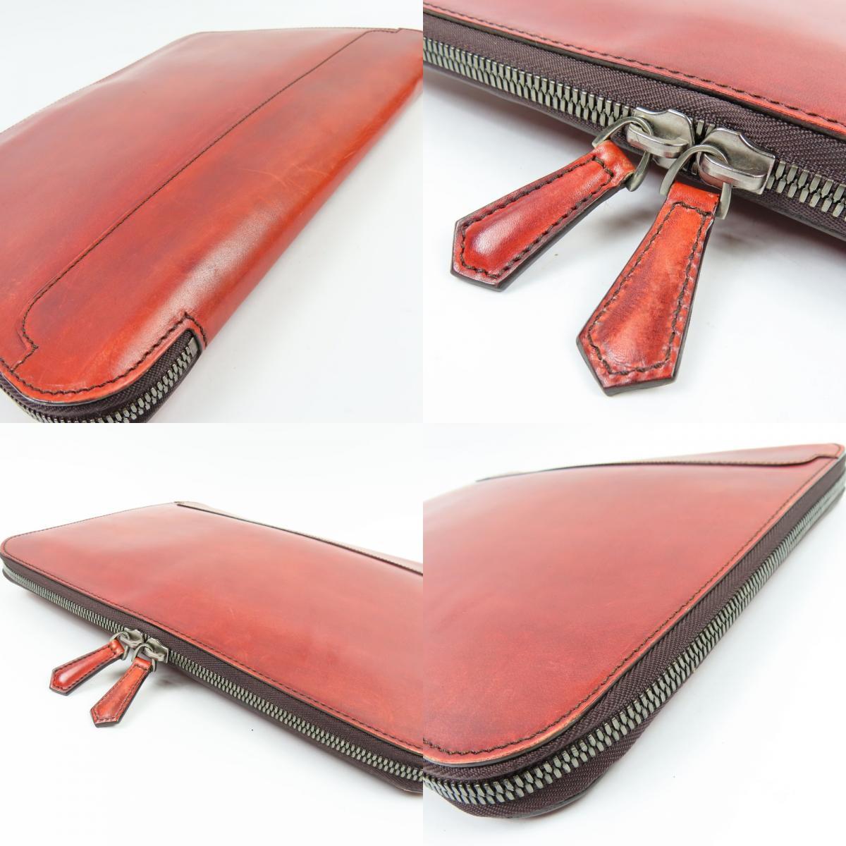 40947*1 jpy start *Berluti Berluti out beautiful goods o- gran Jules document briefcase clutch bag venechi Anne leather 