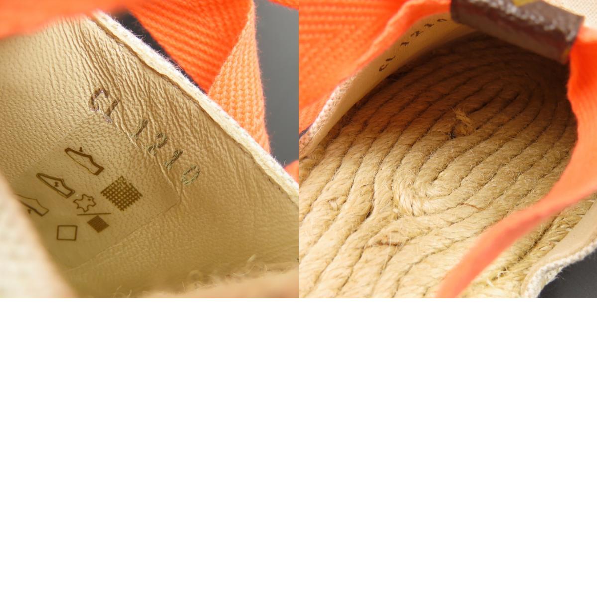 40861★1円スタート★LOUIS VUITTON ルイヴィトン 未使用品 靴 エスパドリーユ フラット シューズ リボン 36 23cm スターボード サンダル