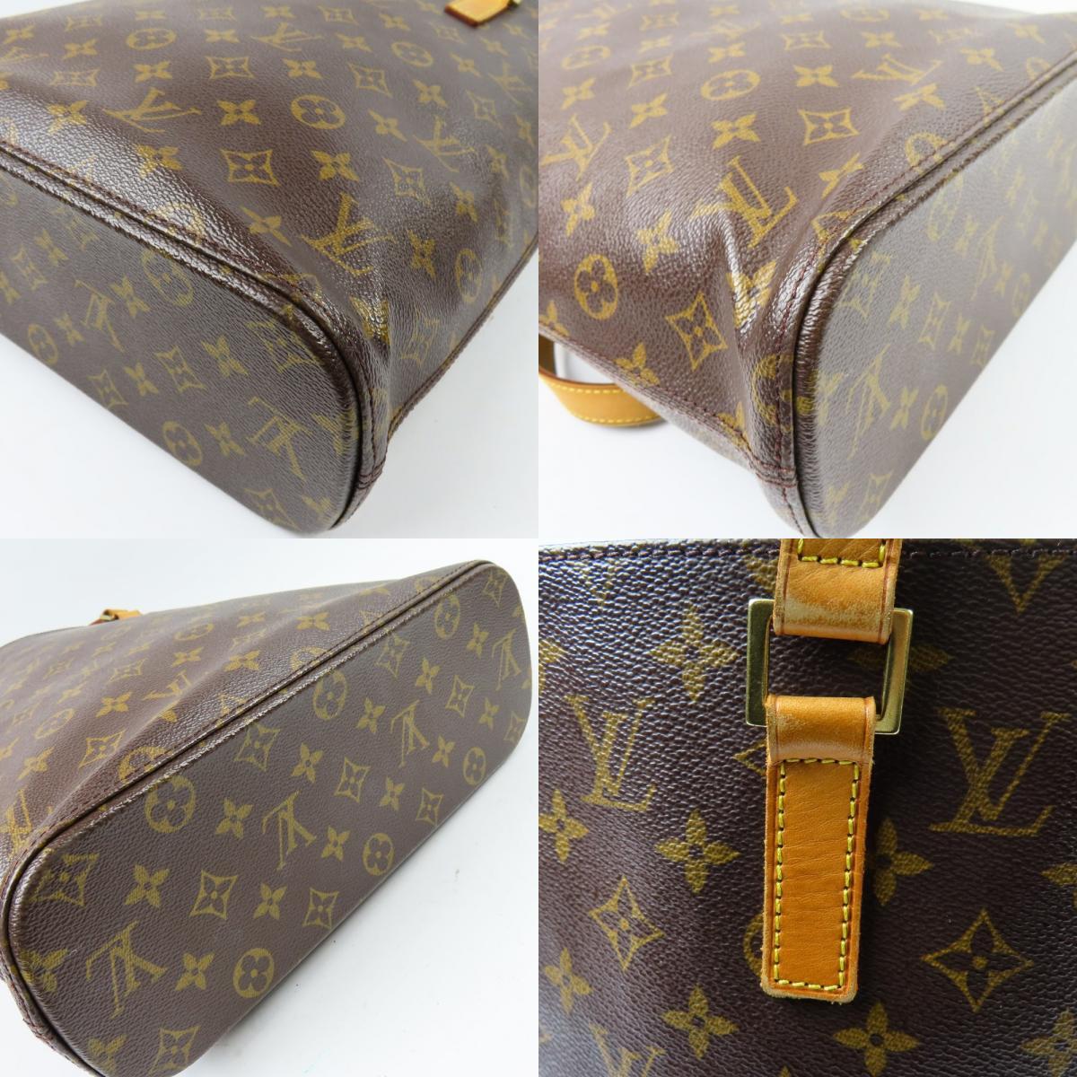 79667LOUIS VUITTON ルイヴィトン 中極美品 ヴァヴァンGM ヴィンテージ ショルダーバッグ モノグラム トートバッグ PVC ブラウン_画像7