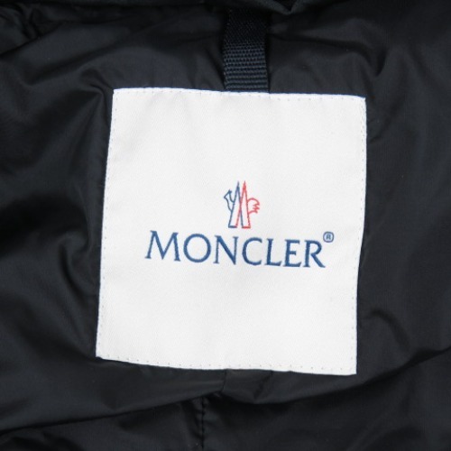 77858MONCLER モンクレール 極美品 サイサック ロングダウン コート アウター 0 ダウンジャケット ブラック_画像5