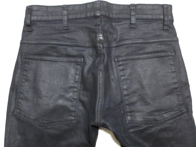 即決 艶感 特別モデル G-STAR RAW ジースターロウ 5620 AFROJACK ZIP 3D SUPER SLIM W31実80 ストレッチ コーティングジーンズ メンズ_薄くコーティングされた艶感がオシャレ