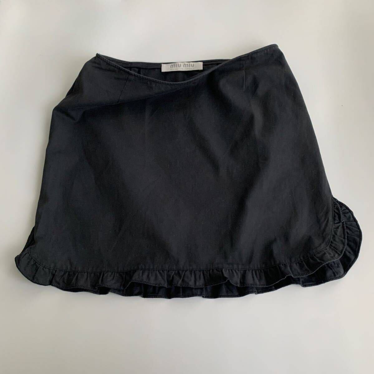 miumiu archive S/S1999 simple set（ jacket&mini lace skirt）セットアップの画像3