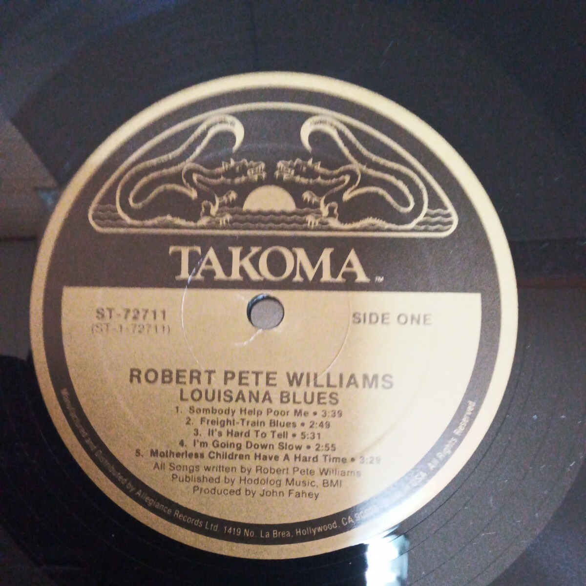 ROBERT PETE WILLIAMS Louisiana Blues D11G72711 TAKOMA RECORDSの画像4