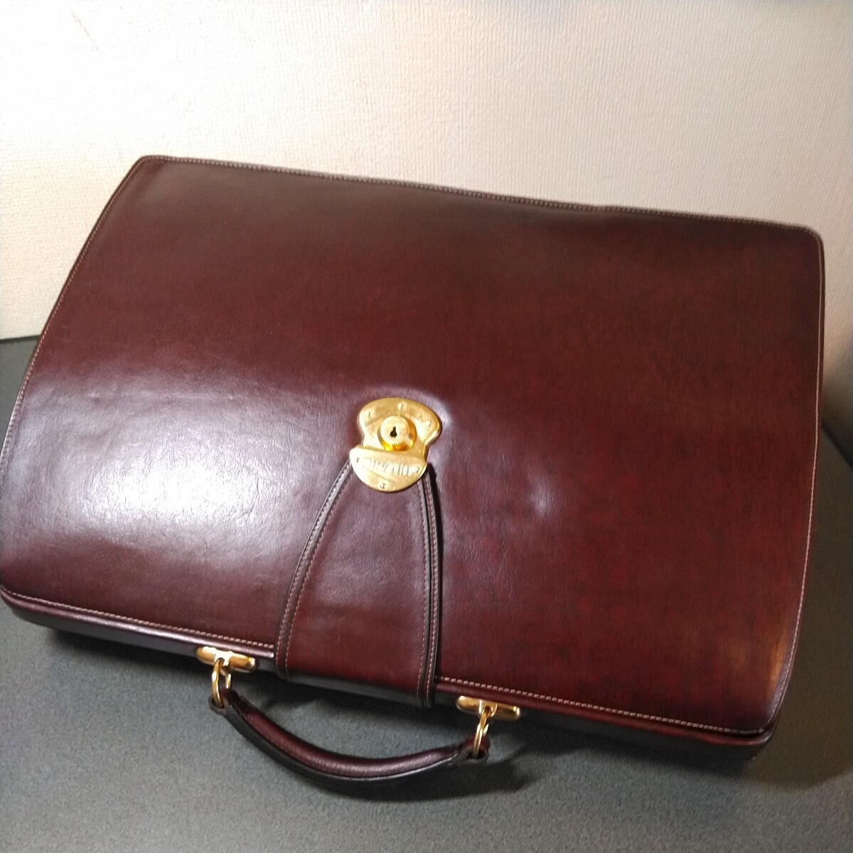  super-beauty goods GOLD PFEIL leather Dulles bag oxford 