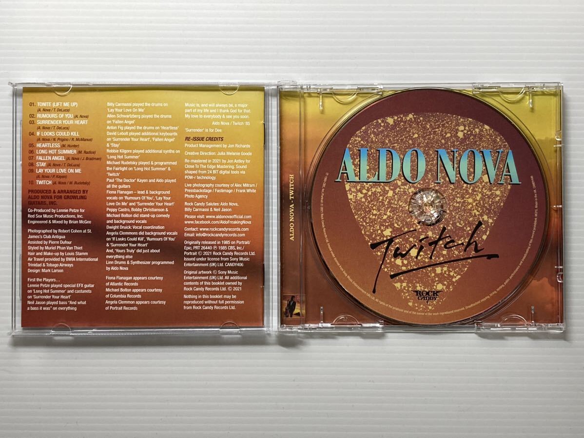 【メロハー】Aldo Nova / Twitch 輸入盤 リマスター_画像2