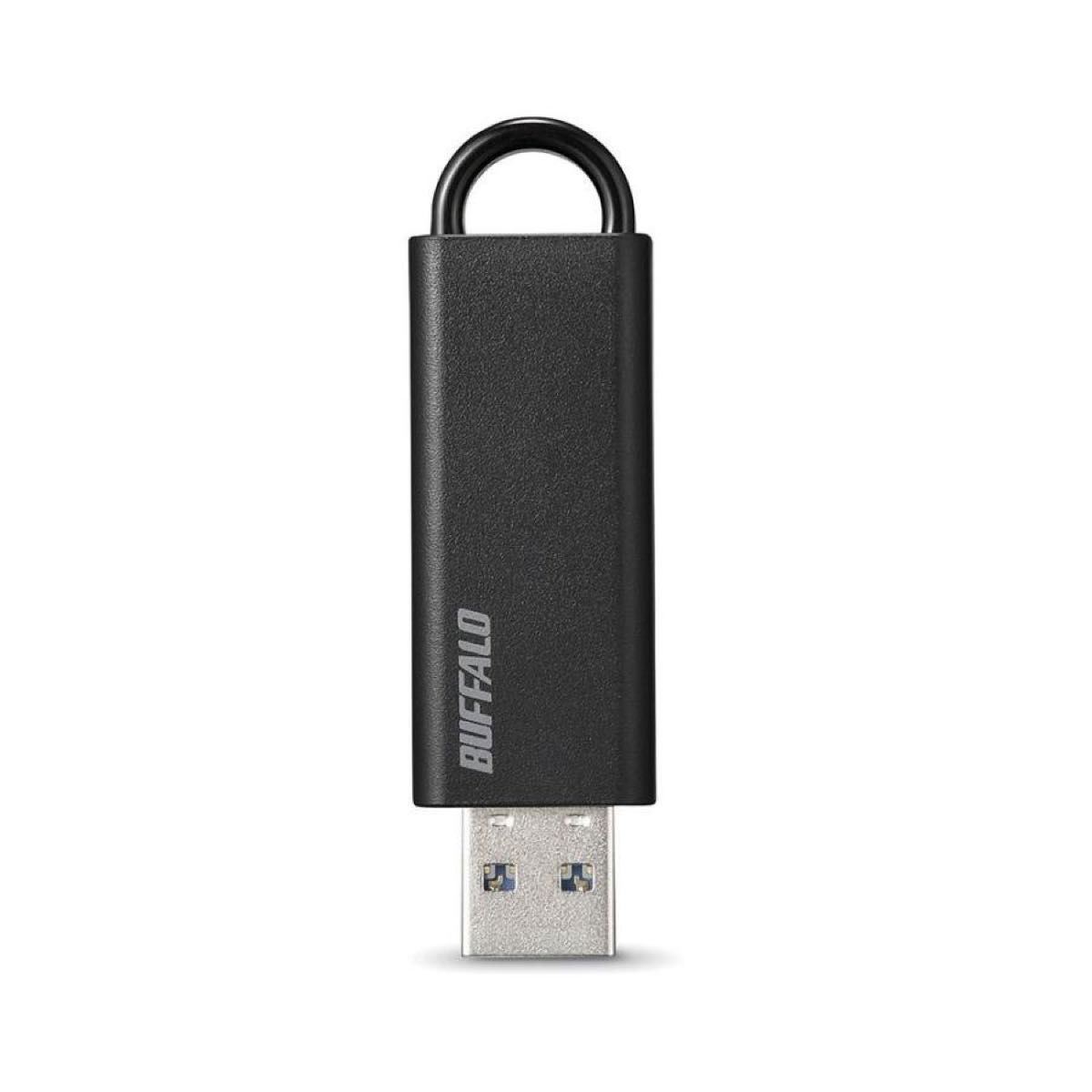 BUFFALO ノックスライド USB3.1 Gen1 USBメモリー 32GB ブラック RUF3-KS32GA-BK