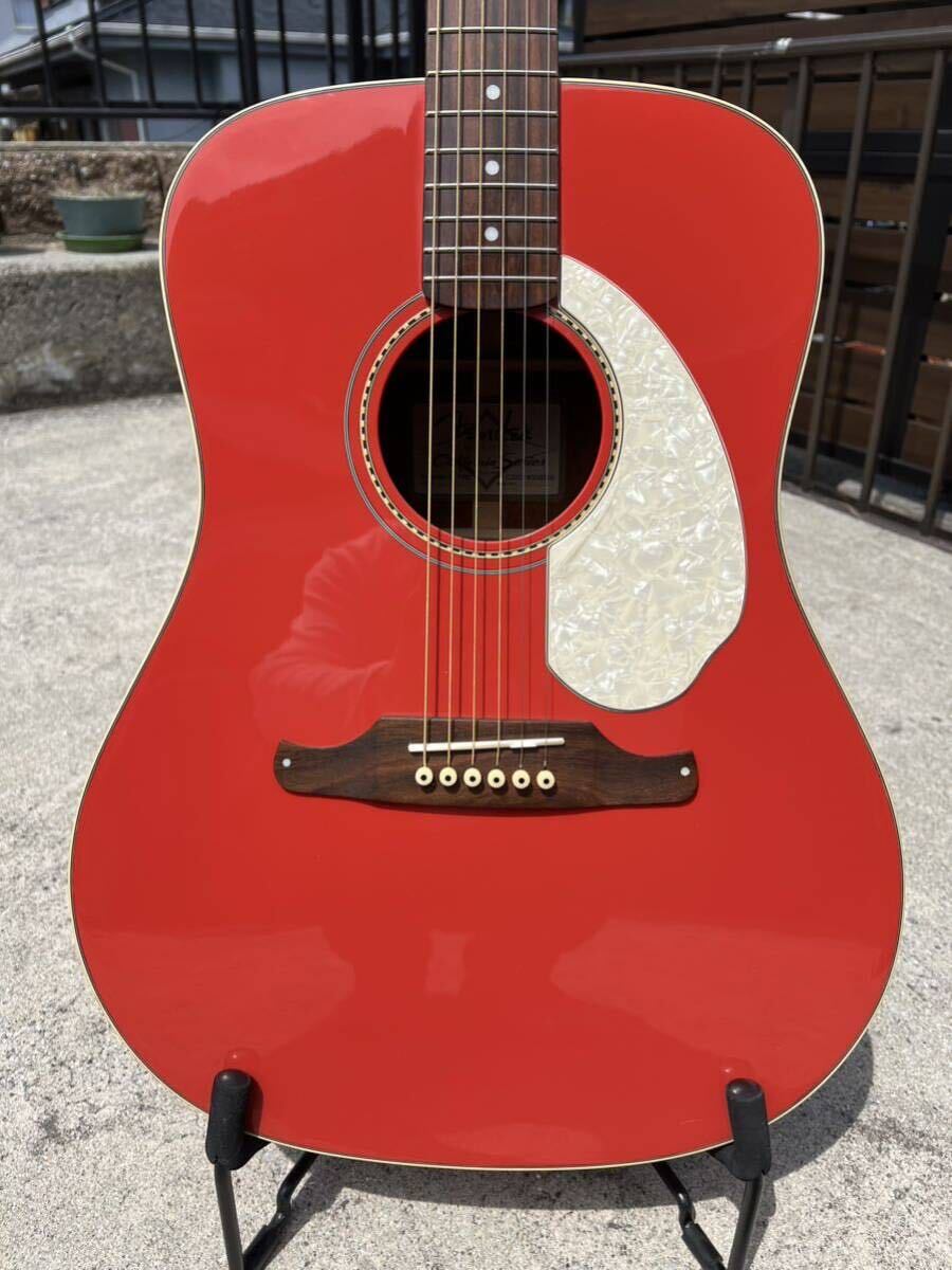 Fender kingman FSR Kingman SE Fiesta Red 限定100本　ミスチル (an imitation) blood orang_画像3