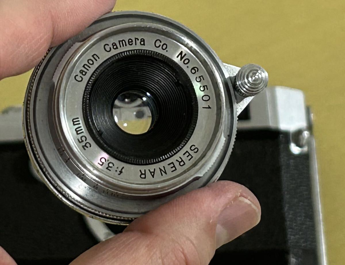 Canon キヤノン L1 Serenar f3.5 35mm ジャンク扱い  レンジファインダー フィルムカメラ の画像10