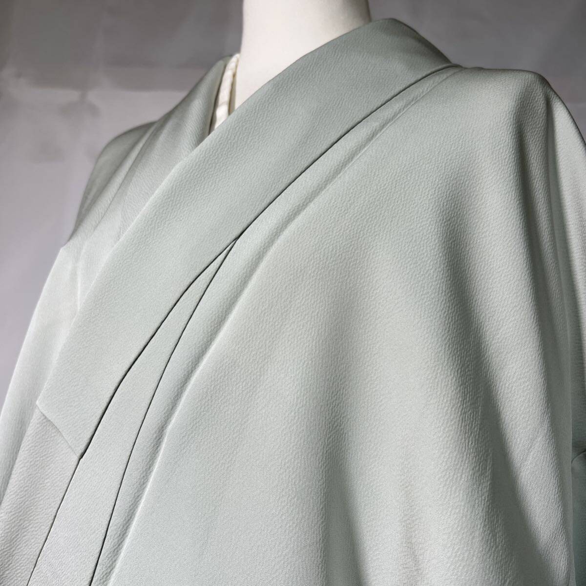 [wellriver] цвет tomesode . свет тканый натуральный шелк одиночный . один . декорации рисунок длина 163cm сверху товар кимоно японский костюм японская одежда #B545!