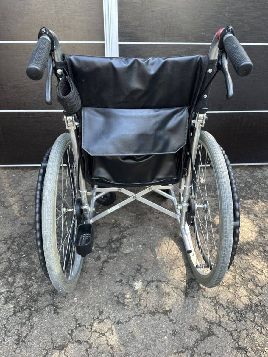 KAWAMURA カワムラサイクル 車椅子 コンパクト 自走介助 車いす 軽量車椅子 兼用 折りたたみ 自走 介助ブレーキ 介護_画像4
