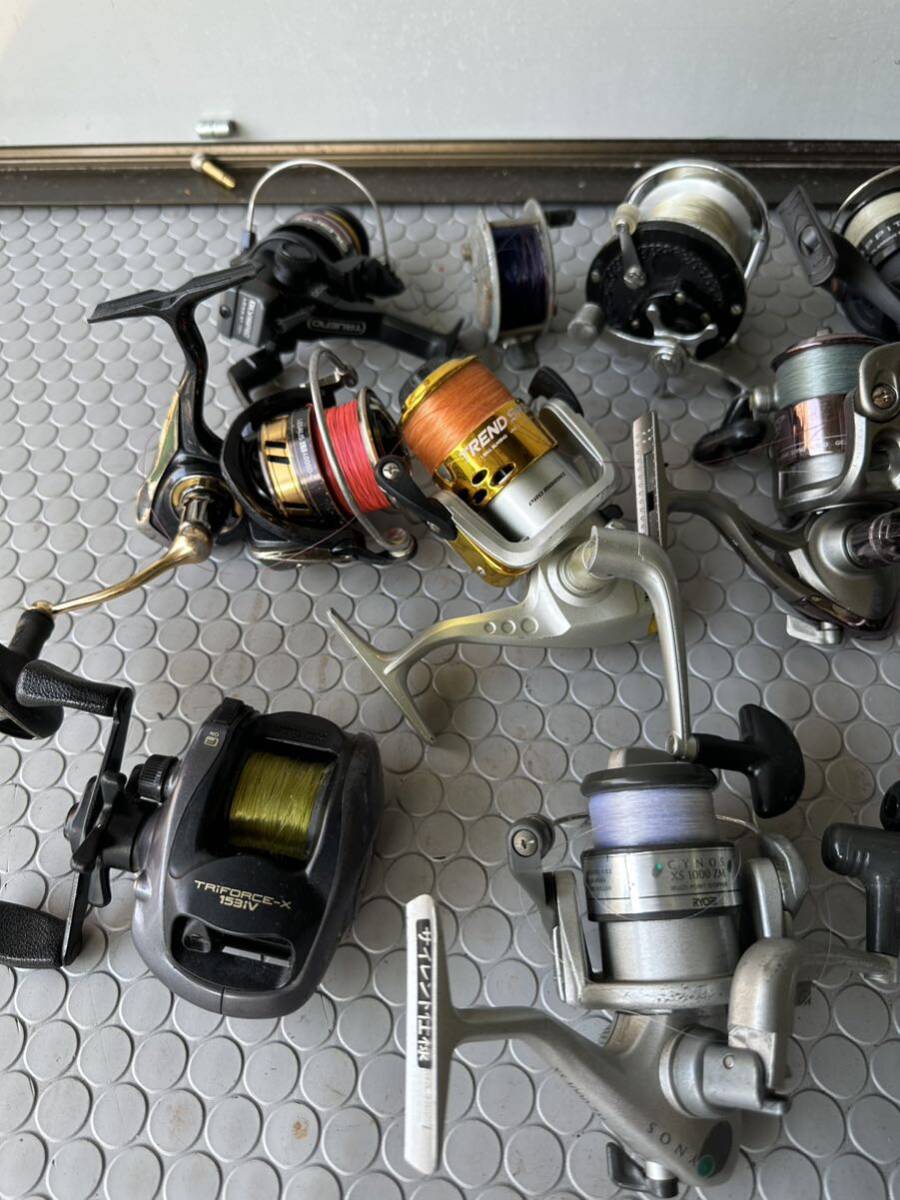 スピニングリール 11点 まとめ リール Daiwa ダイワ SHIMANO シマノ RYOBI など_画像3