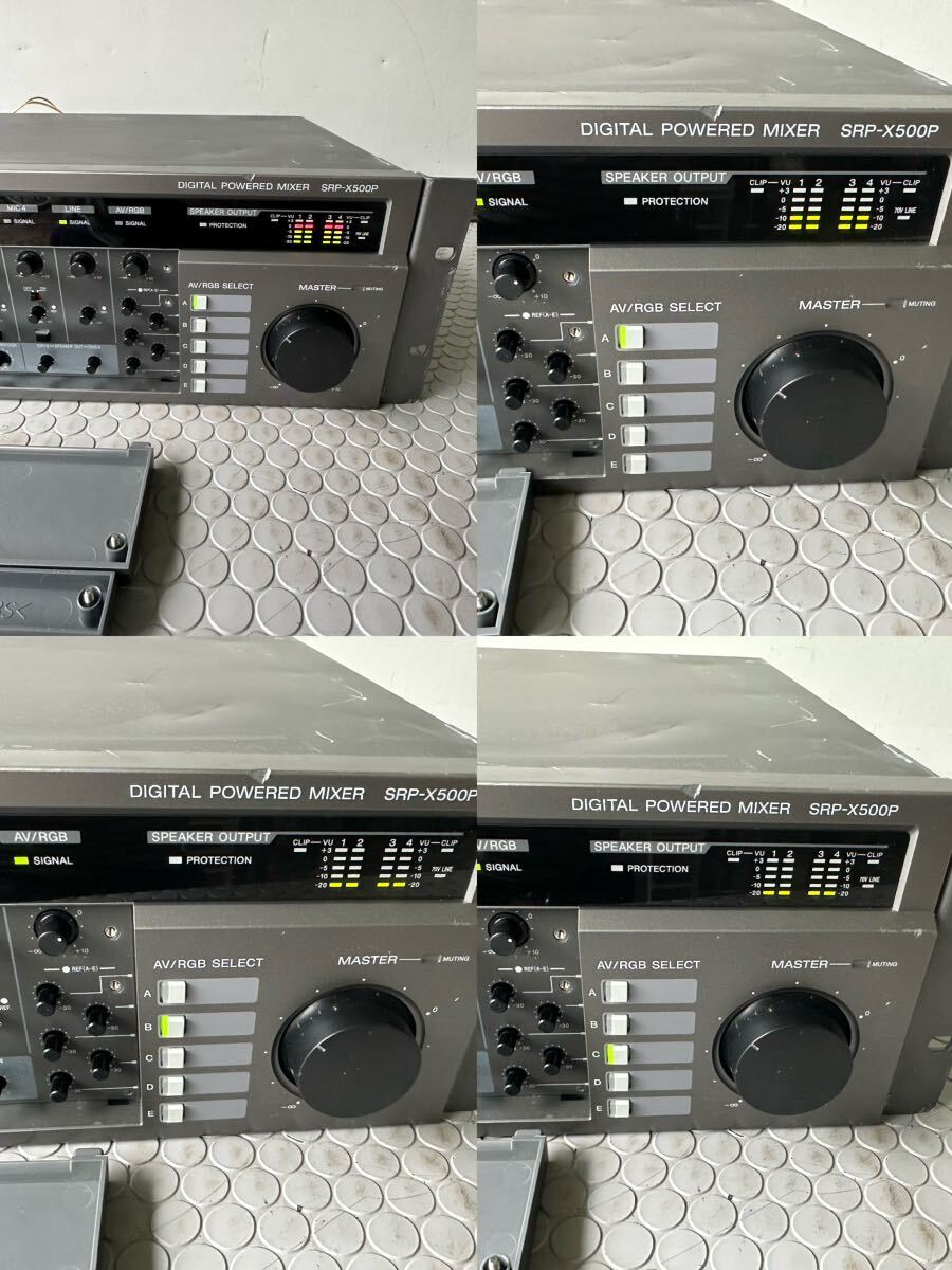■ SONY デジタルパワードミキサー/ ワイヤレスチューナーユニット SRP-X500P/ WRU-806（2台）音響機器 オーディオ機器 アンプ の画像7