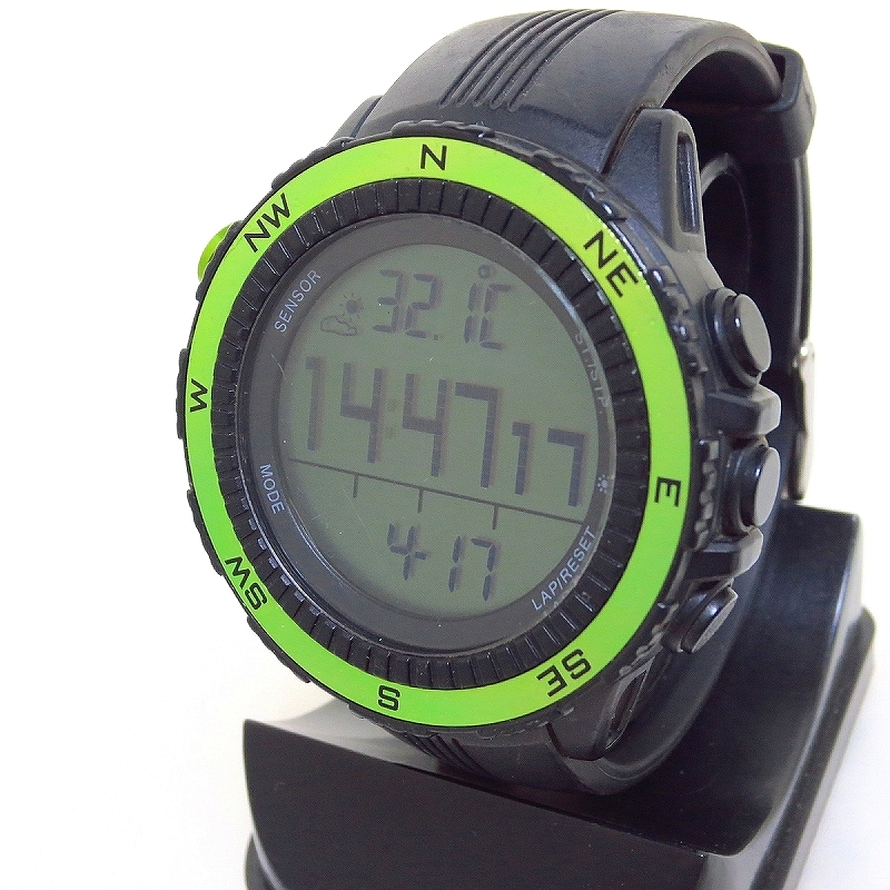 IW-7392R LAD WEATHER 腕時計 SENSOR MASTER 電池交換済 動作保証付の画像3