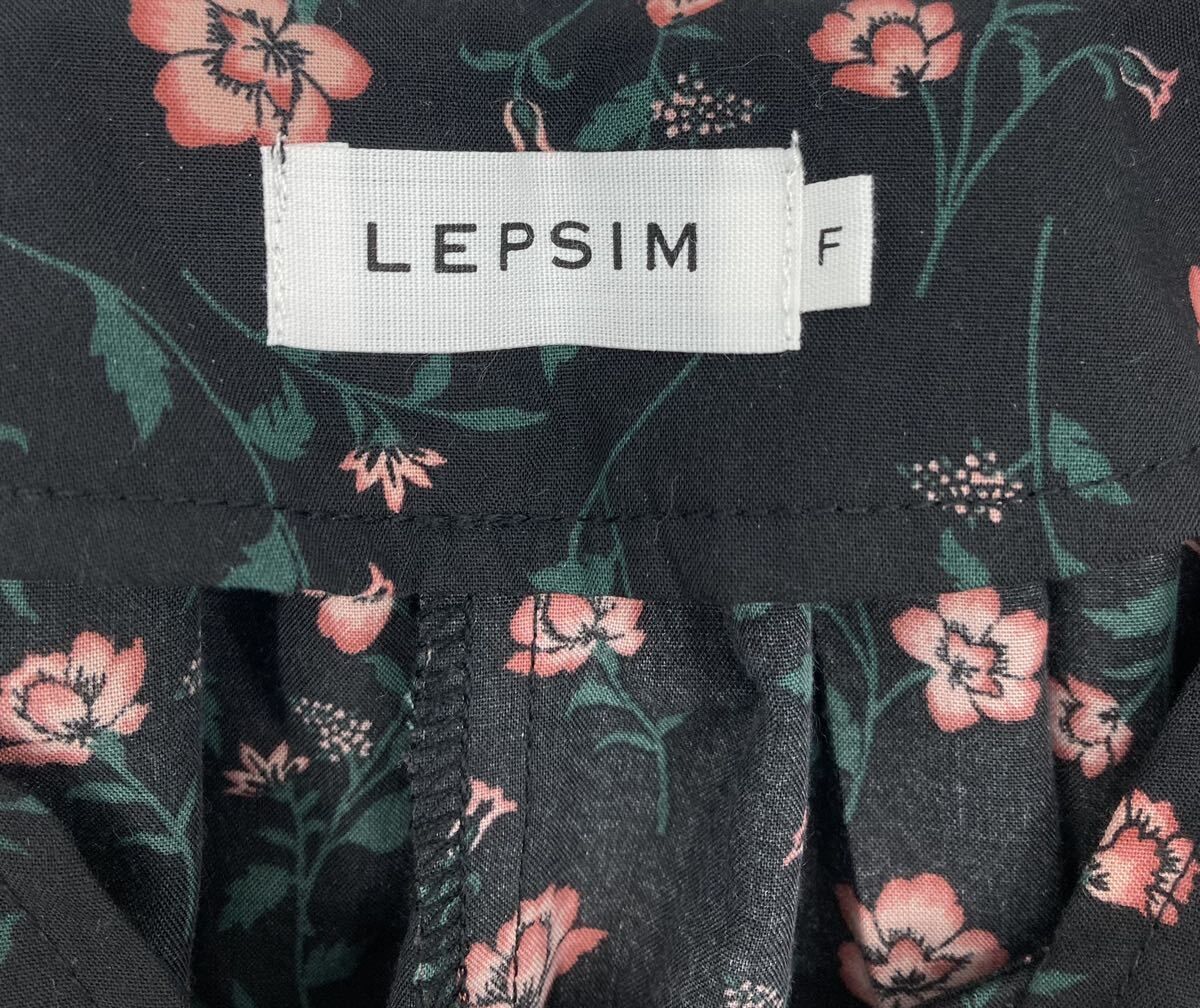 LEPSIMrepsi.m5 minute sleeve floral print One-piece F