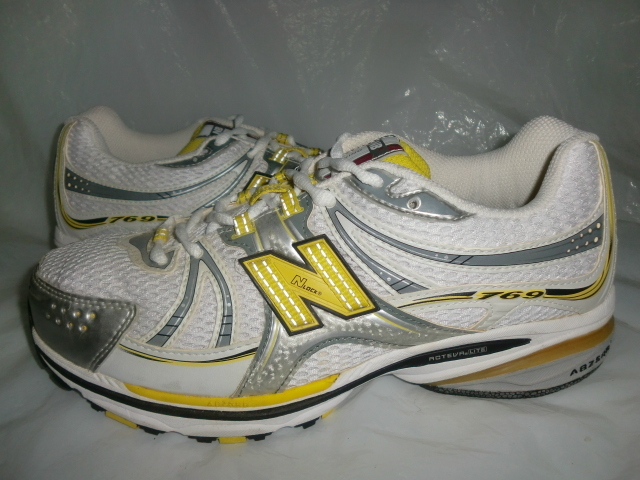 ★未使用/デッド new balance MR769 JST `08製ニューバランスランニング MR769 ホワイト/イエロー/ブラック/シルバー_画像2