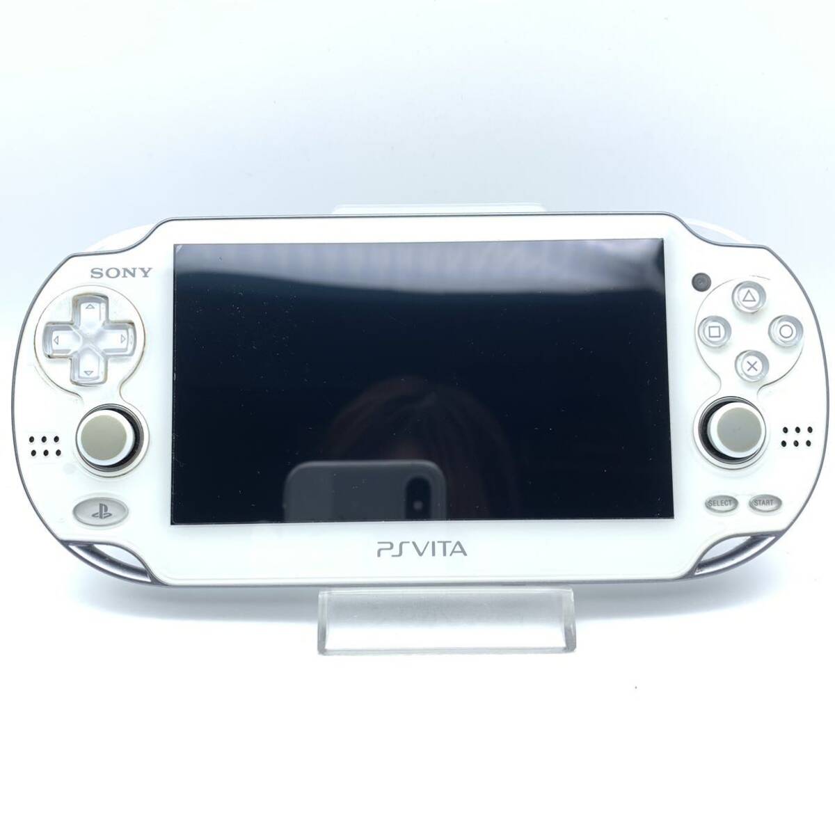 【動作確認済】 SONY ソニー PlayStation Vita Wi-Fiモデル PCH-1000 ZA02 クリスタルホワイト PSVITA 箱_画像2