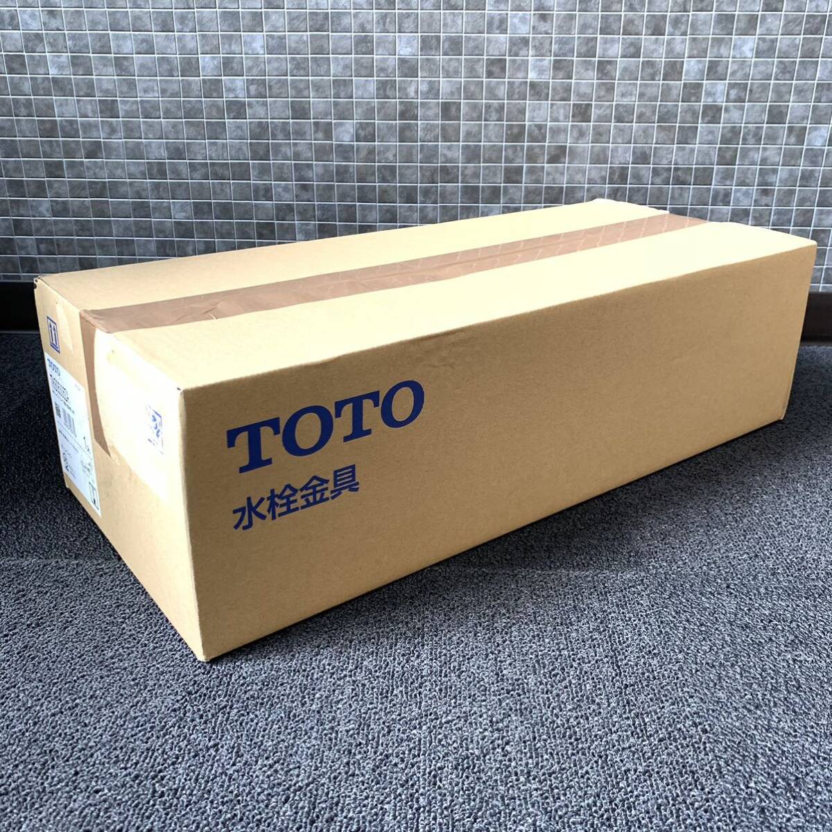 【新品/未開封】 TOTO 水栓金具 TKS05305ZA 台付シングル13 台所用 GG ハンドシャワー の画像1