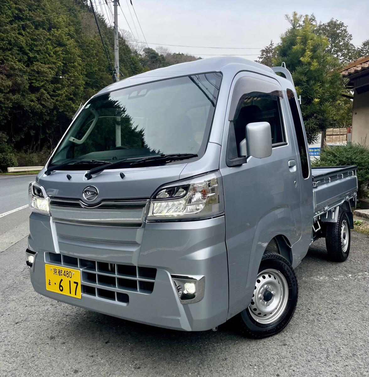 ダイハツ ハイゼット トラック。ジャンボ SAIII t。3BD-S510P。4WD。AT。令和3年の形。車検R８/４月まで。5682km。HIJET JUMBO S510Pの画像1