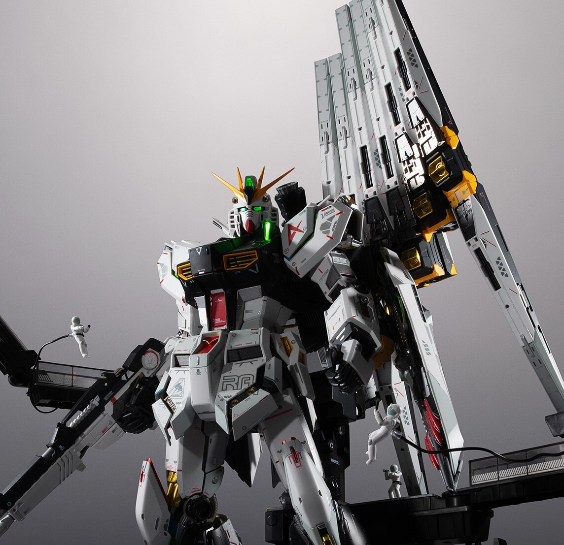 新品 未開封 BANDAI METAL STRUCTURE 解体匠機 RX-93 νガンダム フィン・ファンネル装備 / バンダイ GUNDAM FIN FUNNEL EQUIPMENTの画像4