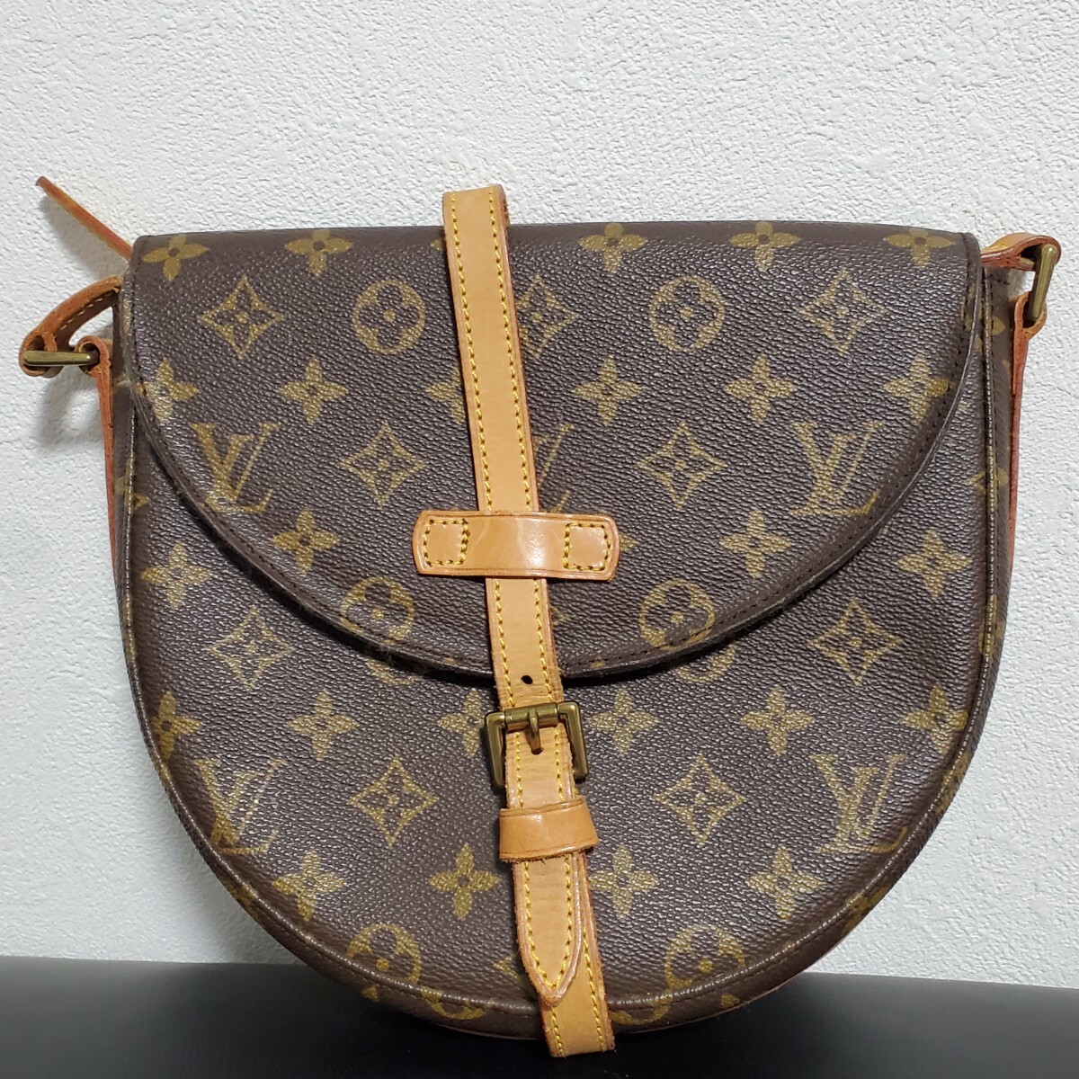 1円～LOUIS VUITTON ルイヴィトン モノグラム シャンティー ショルダーバッグ ポシェット 斜め掛け M51233 935_画像1