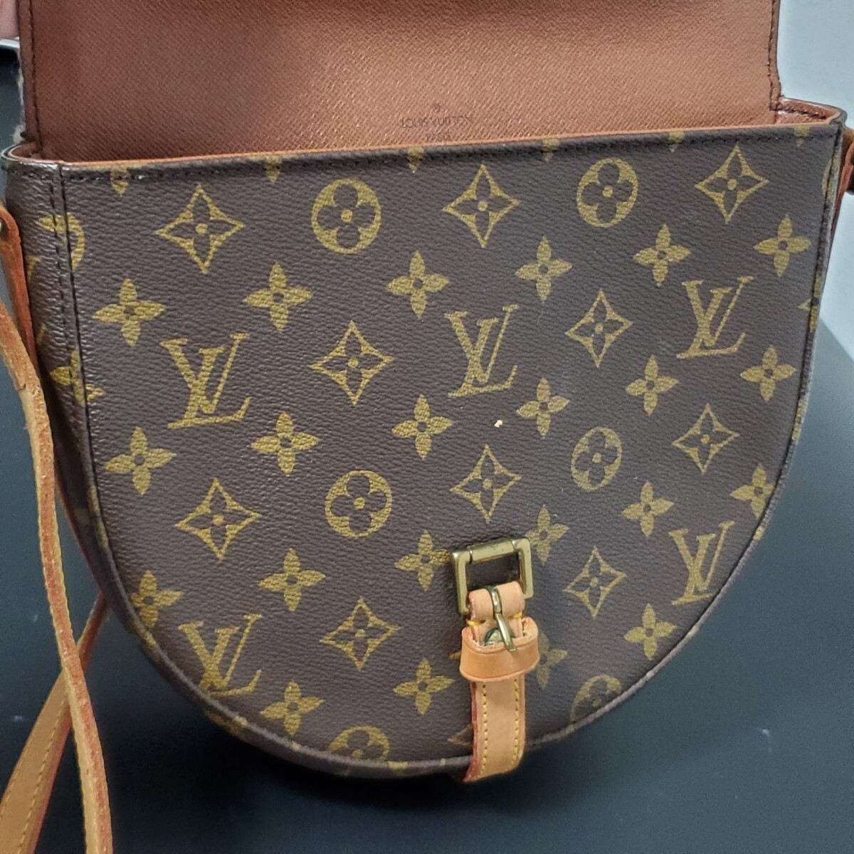 1円～LOUIS VUITTON ルイヴィトン モノグラム シャンティー ショルダーバッグ ポシェット 斜め掛け M51233 935_画像10