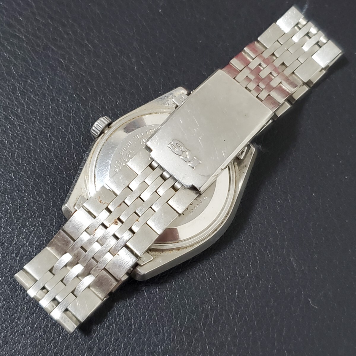 1円～SEIKO セイコー 自動巻き キングセイコー ハイビート デイト メンズ腕時計 962