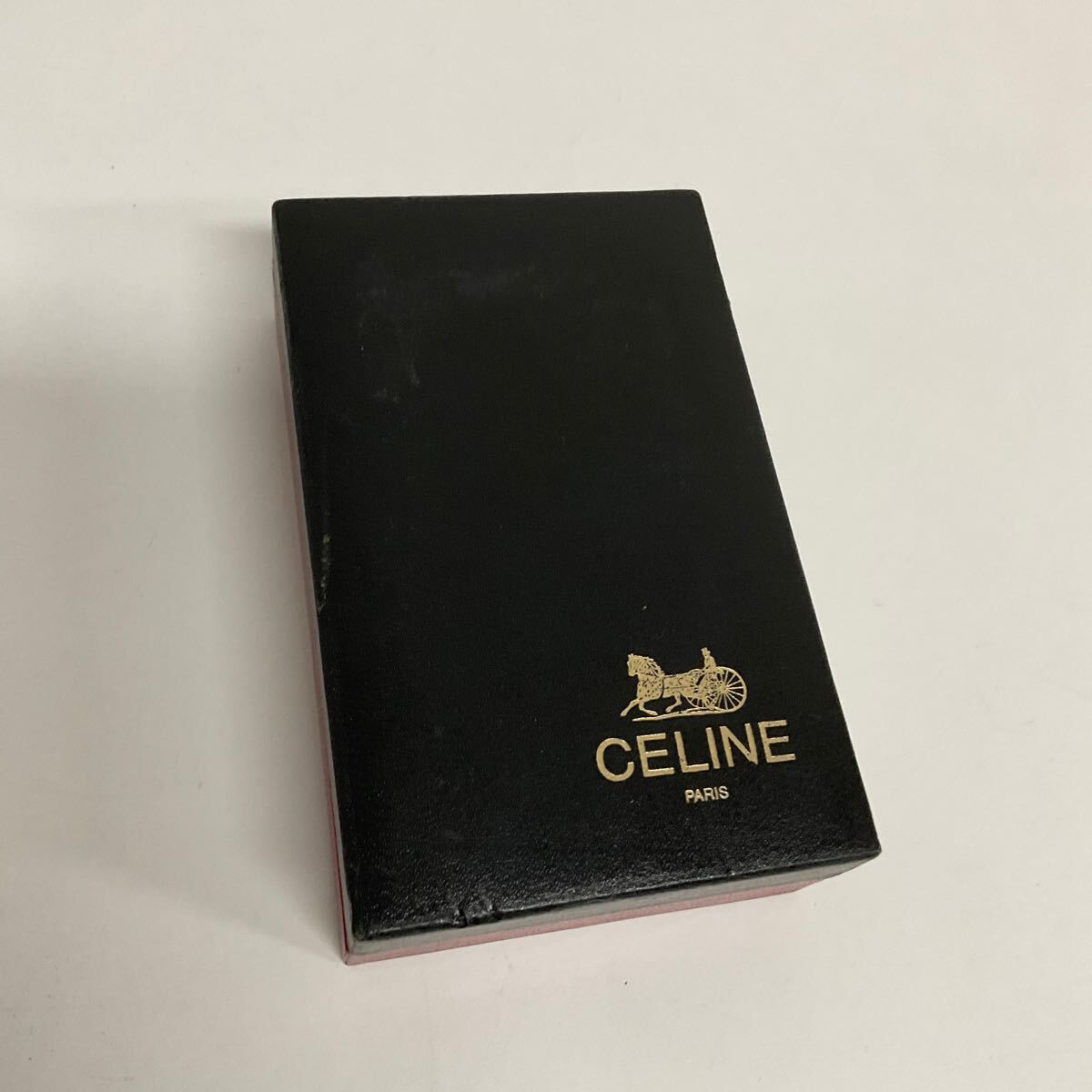 営KZ346-60◆ CELINE／セリーヌ 馬車ロゴ シルバーカラー 六角形 ローラー式 ガスライター （着火未確認・現状品）ケースあり_画像7