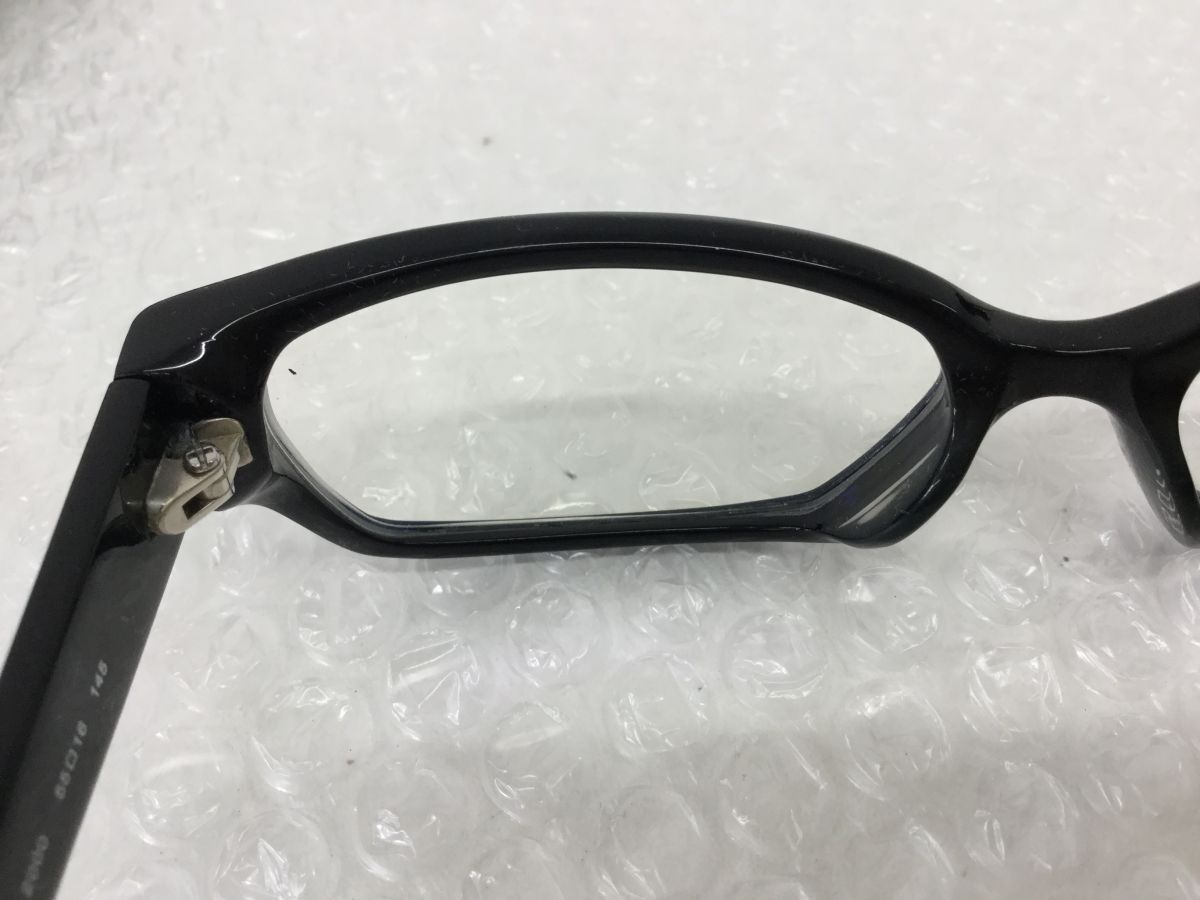 ●営SA650-60　Ray-Ban レイバン RB5138 2000 55□16 145 度入りブラック メガネ 眼鏡_画像6