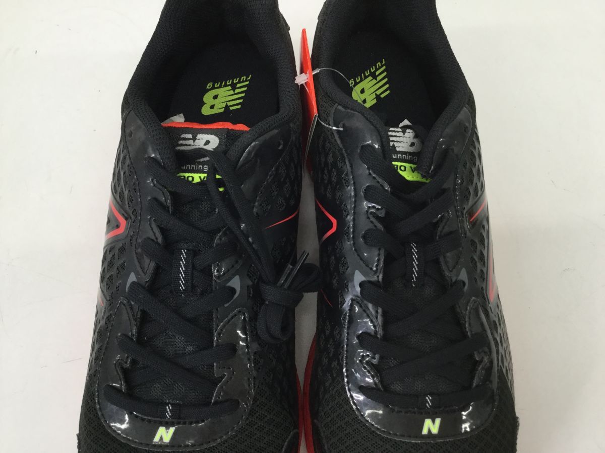 ●営ST991-80【保管品】NEW BALANCE ニューバランス M590BR3 スニーカー ランニング シューズ 28.5cm ブラック レッドの画像10