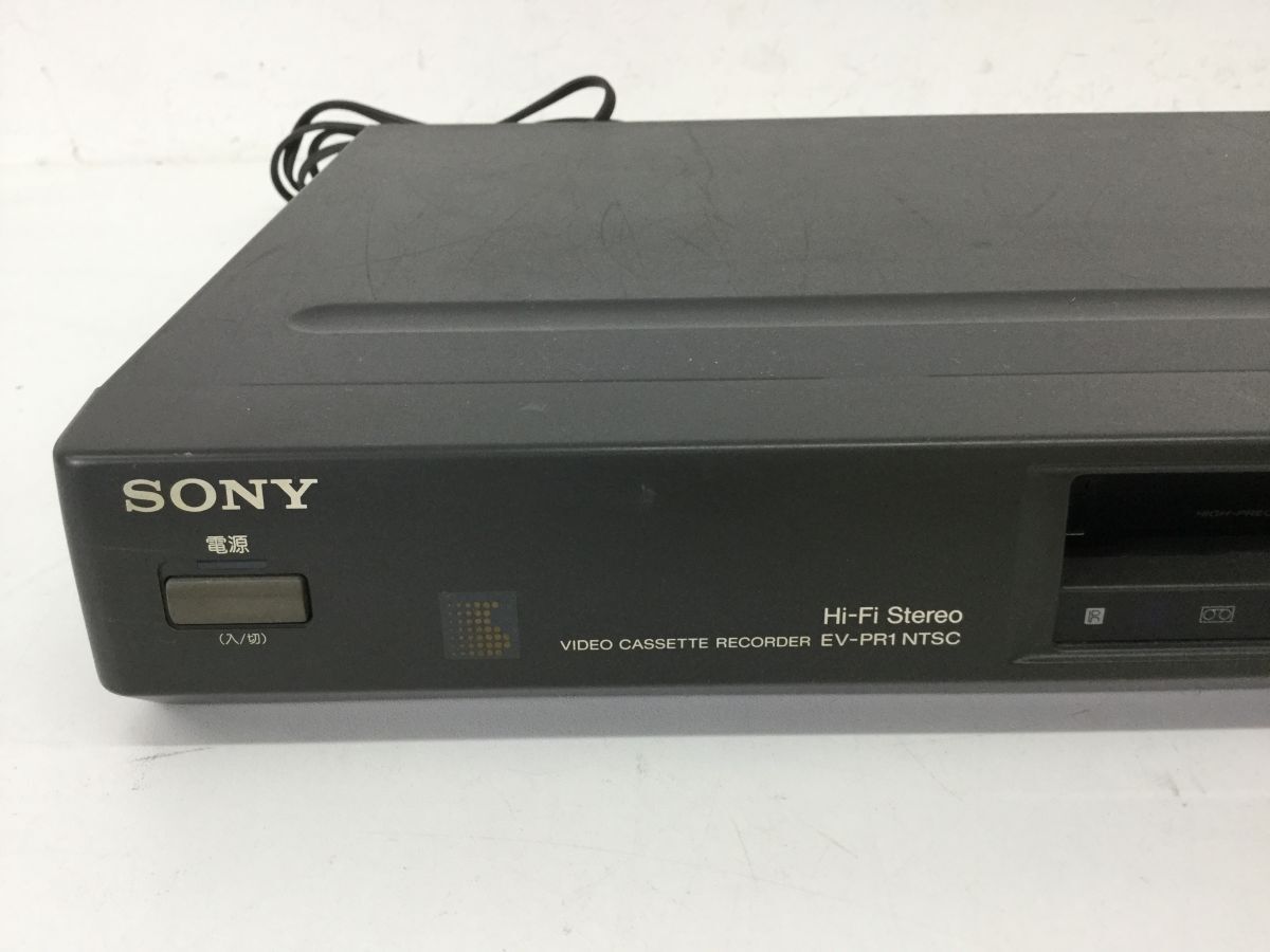 ●営ST023-100 SONY ソニー EV-PR1 video8 Hi8 8ミリビデオデッキ 現状品の画像3