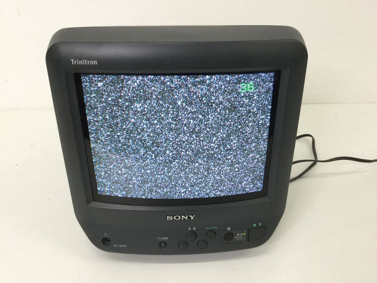 ●営SR131-100  SONY ソニー Trinitron トリニトロン KV-10PR1 ブラウン管テレビ 96年製 昭和レトロの画像2