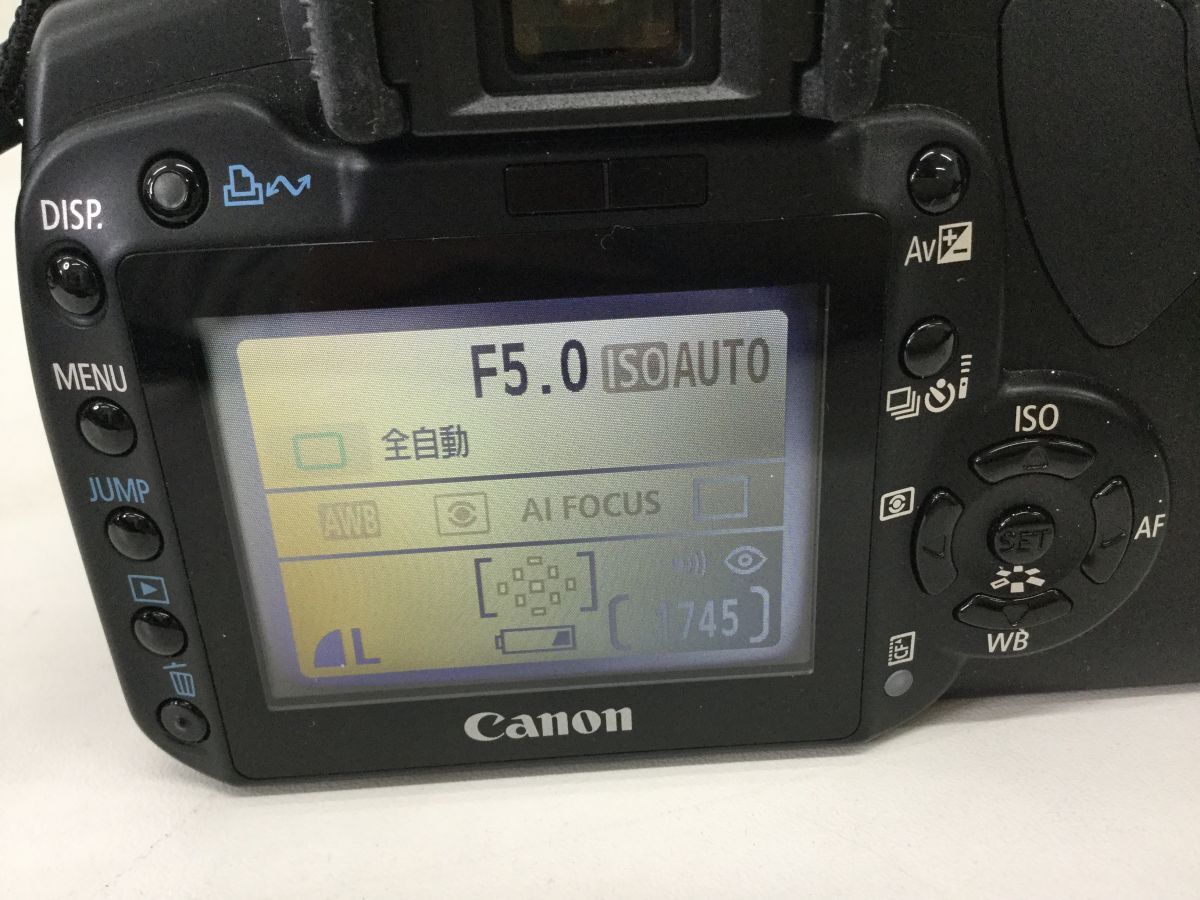 ●営SR130-80  Canon キャノン EOS Kiss Digital X DS126151 一眼レフデジタルカメラ 18-55ｍｍ 1:3.5-5.6Ⅱ/55-200ｍｍ 1:4.5-5.6Ⅱの画像6
