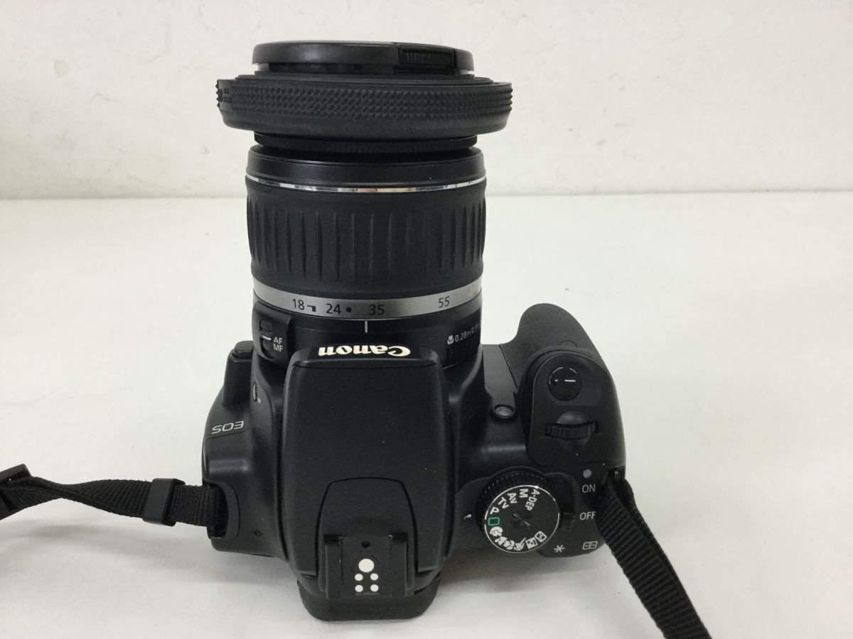 ●営SR130-80  Canon キャノン EOS Kiss Digital X DS126151 一眼レフデジタルカメラ 18-55ｍｍ 1:3.5-5.6Ⅱ/55-200ｍｍ 1:4.5-5.6Ⅱの画像9