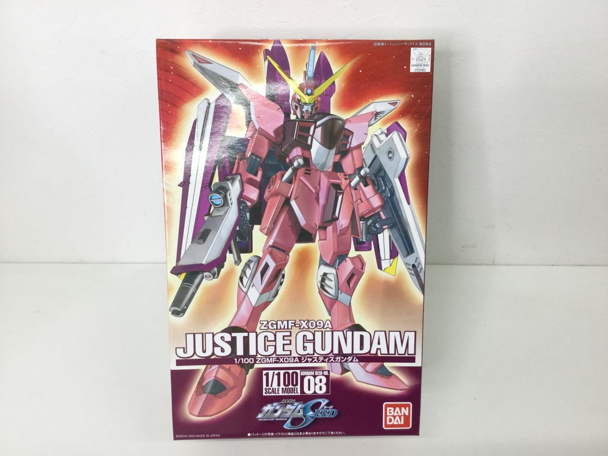 ●KSB013-100【内箱未開封】1/100　ジャスティスガンダム　バンダイ　機動戦士ガンダムSEED　ZGMF-X09A_画像1