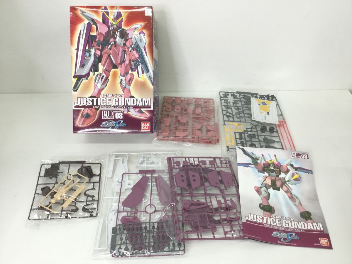 ●KSB013-100【内箱未開封】1/100　ジャスティスガンダム　バンダイ　機動戦士ガンダムSEED　ZGMF-X09A_画像6