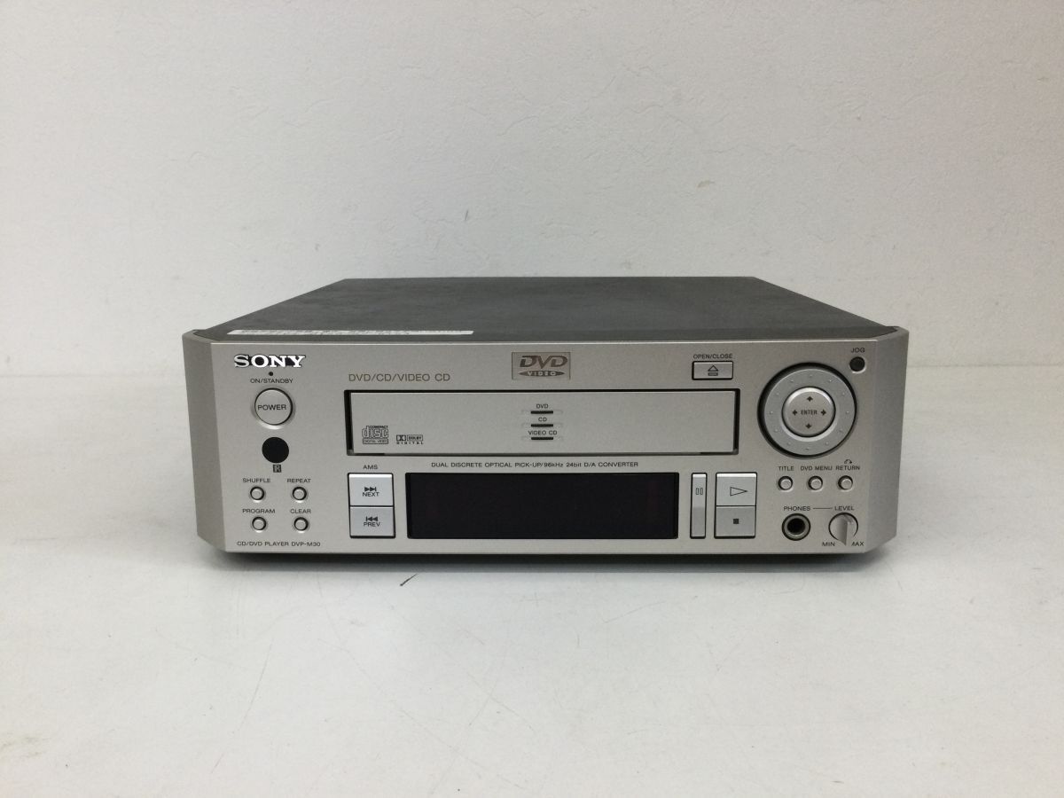 ●代DM065-100 【取扱説明書付き・稼働品】 ソニー SONY DVP-M30 CD／DVD／VIDEO CDプレーヤー リモコン・元箱付きの画像8