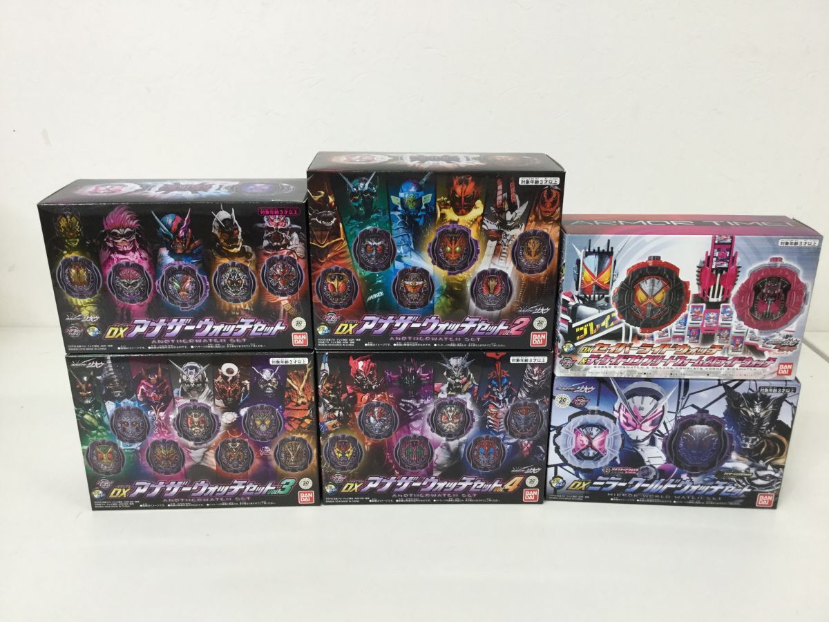 ●KSB381-80【保管品/未開封品多数】仮面ライダージオウ DXアナザーウォッチセット DXミラーワールドウォッチセット 他の画像1