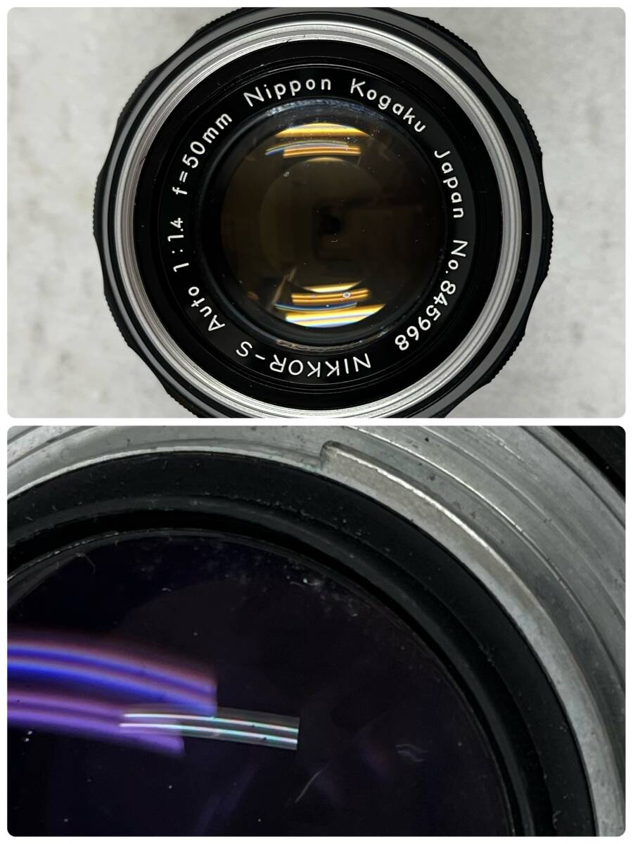 33999【Nikon F】フォトミックFTN シルバー レンズNIKKOR-S Auto f=50mm 1:1.4+Zoom-NIKKOR 35-70㎜ 1:3.3-4.5 SB-22sの画像6