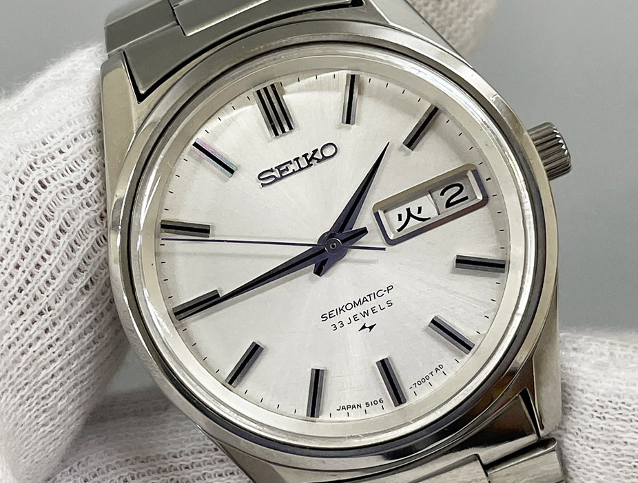 SEIKO MATIC-P 美品 セイコー マチックP 5106-7000 ヴィンテージ 33石 自動巻 稼働品 メンズ 腕時計_画像1